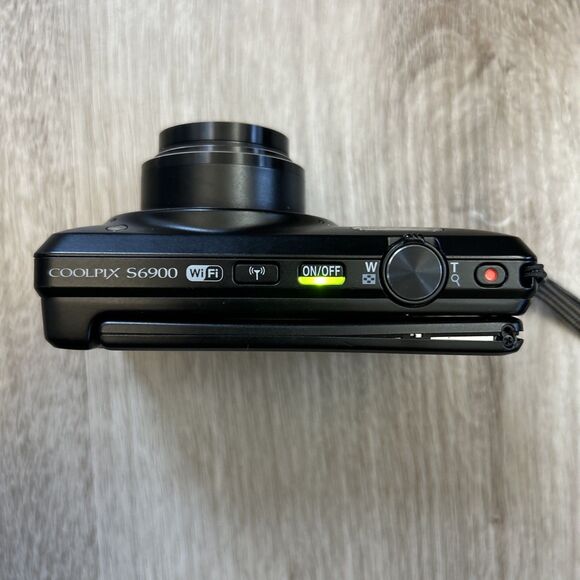 Nikon Coolpix S6900 Black Compact Digital Camera Touchscreen FOR PARTS Read - Picture 3 of 9